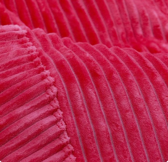 CordaRoy's® Fuchsia Plush Corduroy Queen Bean Bag Cover -1