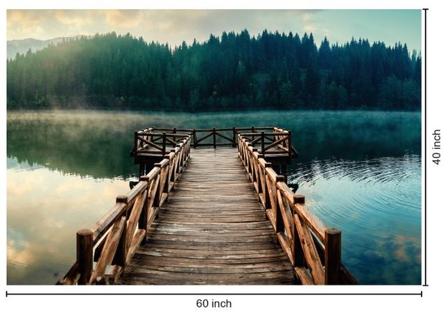Classy Living Dock Views Wall Art-1