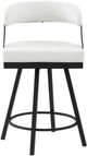 Homelegance® Crowley White Counter Swivel Chair-3
