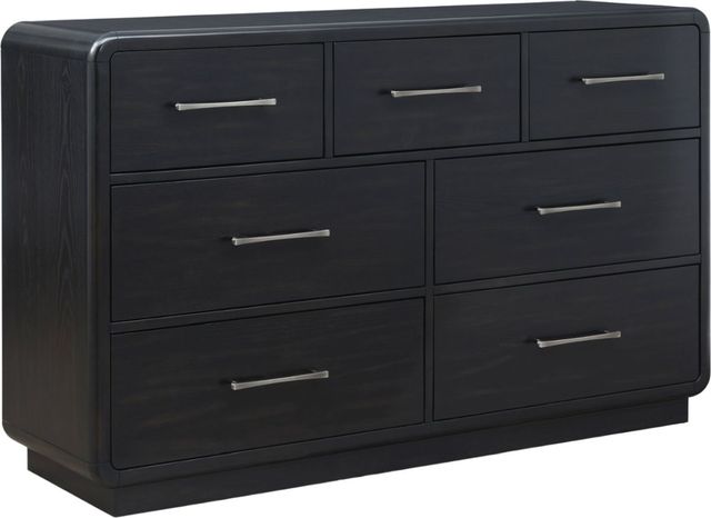 Signature Design by Ashley® Rowanbeck 4-Piece Gray/Black Queen Bedroom Set-2