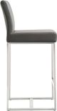 TOV Furniture Denmark Grey Set Of 2 Steel Counter Stool-2