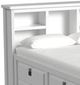 Elements International Cali Kids White Complete Full Captain Bed -1