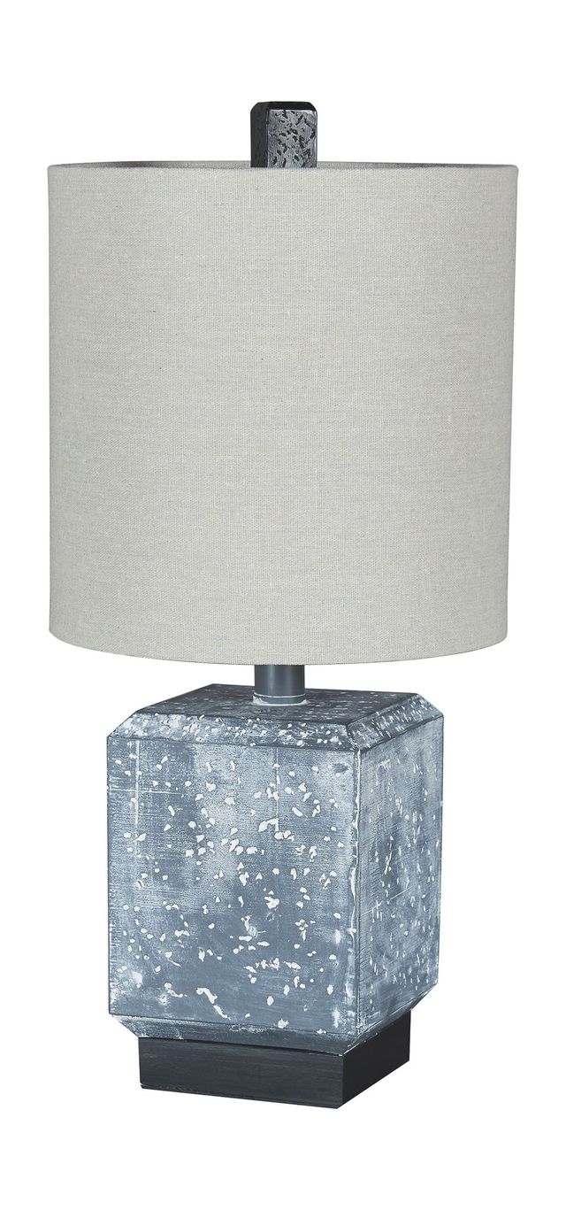 Signature Design by Ashley® Jamila Gray/Black Poly Table Lamp-0