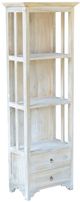 A & B Home Washed White Bookcase-0