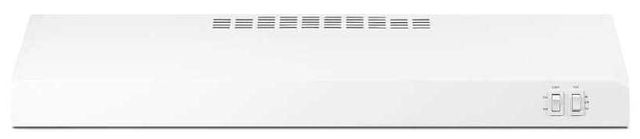 Summit® 30" Matte White Under Cabinet Range Hood-0