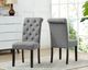 Brassex Inc. Tinga 2-Piece Light Grey Side Chair Set-3