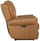 Hooker® Furniture SS Somers Denver Coffee Power Recliner with Power Headrest-3