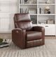 Homelegance® Wheaton Brown Power Lift Recliner-1