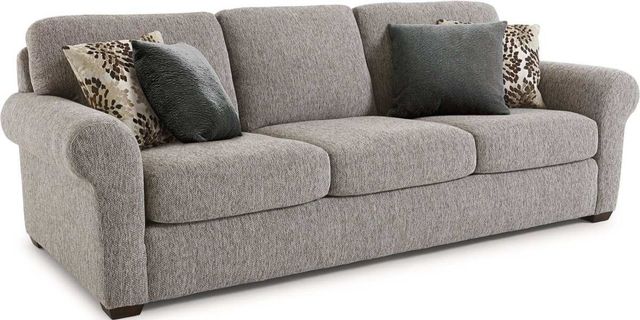 Flexsteel® Randall Light Gray Three-Cushion Sofa-0