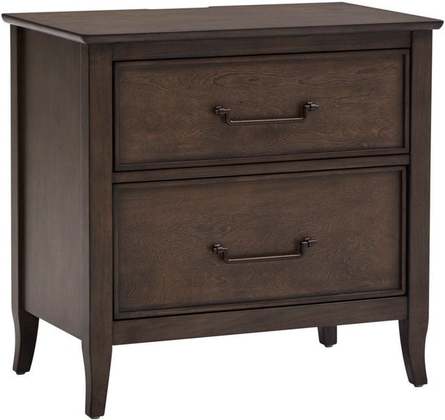 aspenhome® Blakely Sable Brown 2-Drawer Nightstand-0