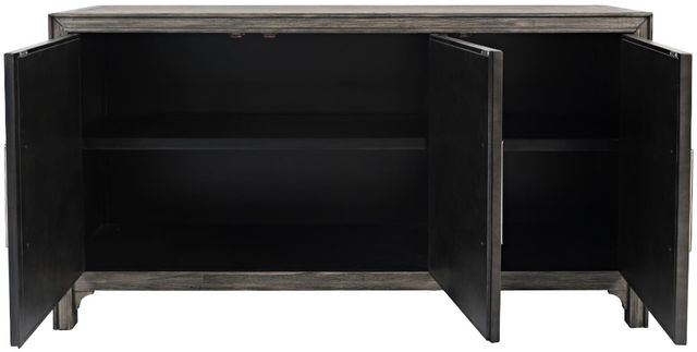 Jofran Inc. Gramercy Platinum 3-Door Accent Cabinet-3