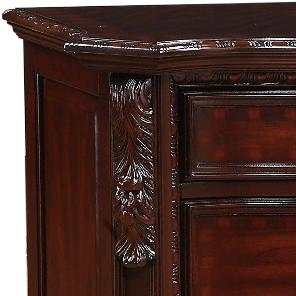 Crown Mark Sheffield Brown Nightstand-3