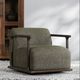 Classic Home Lucia Kale Green Swivel Chair-1