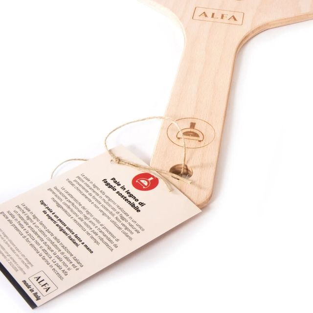 Alfa 14" Wooden Pizza Peel-2