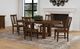 A-America® Cortez Saddle Brown Trestle Table-3