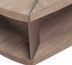 Liberty Furniture Harlow Sandstone Oval Cocktail Table with Satin Nickel Base-5