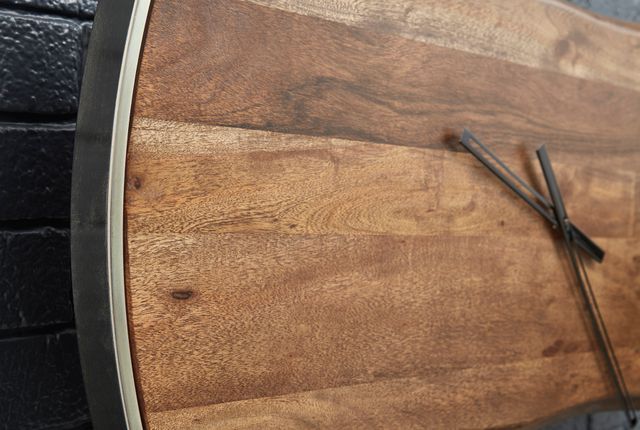 Signature Design by Ashley® Panchali Brown/Silver Wall Clock-3