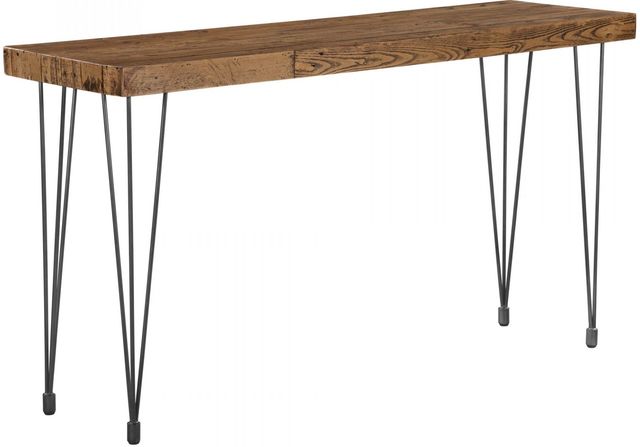 Moe's Home Collection Boneta Natural Console Table with Black Metal Legs-0