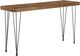 Moe's Home Collection Boneta Natural Console Table with Black Metal Legs-0