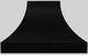 Vent-A-Hood® Designer Series 48" Black Wall Mounted Range Hood-0