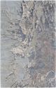 Feizy Zarah Blue/Charcoal 5'x8' Area Rug-0