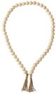 A & B Home White Dia Pine Sphere Beads-0