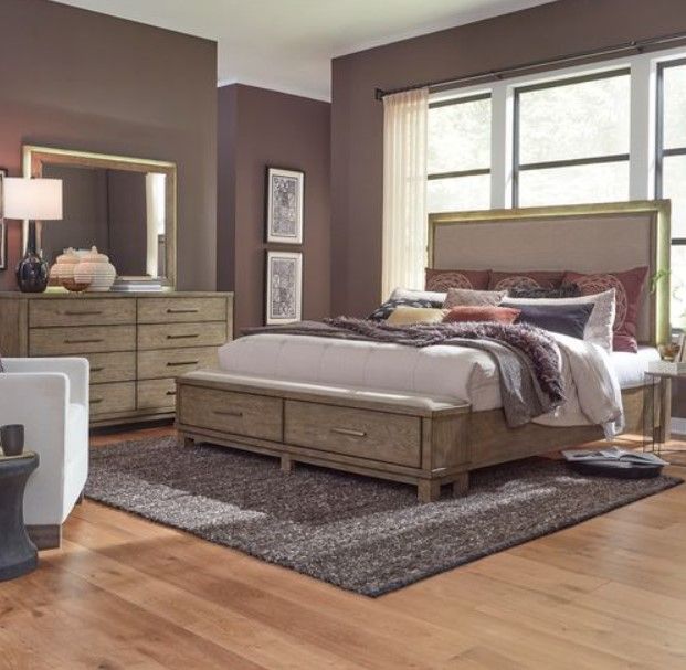 Liberty Furniture Canyon Road 2-Piece Burnished Beige Bedroom Set-3
