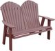 Nature's Best Furniture Customizable Adirondack Polyethylene Outdoor Bench Loveseat-0
