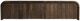 International Furniture Direct Dark Mezquite Multi-Step Black King Bed Footboard with Rails-0