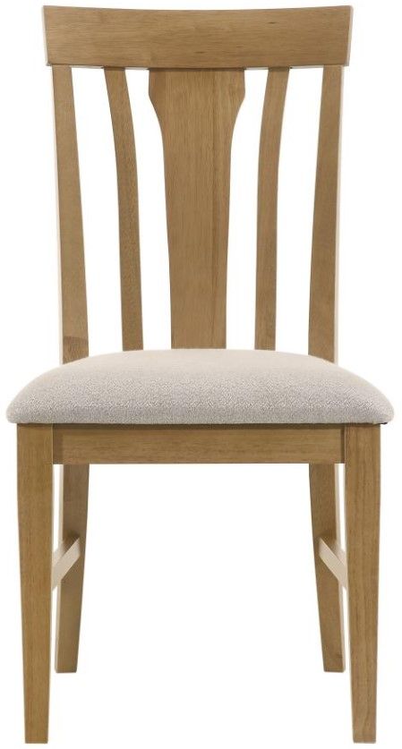 Coaster® Hartville Natural Light Brown Side Chair-1