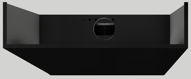 Vent-A-Hood® 48" Black Wall Hood-3