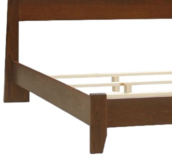 Wolfcraft Furniture Unity Brown Queen Arched Low Profile Panel Bed-1