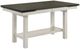 Liberty Furniture Brook Bay 6-Piece Carbon Gray/Textured White Optional Gathering Trestle Table Set-1