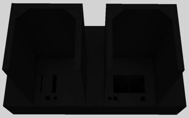 Vent-A-Hood® 42" Black Contemporary Wall Mounted Range Hood-1