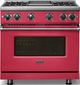 Viking® 7 Series 36" Valentine Pro Style Natural Gas Range with Griddle-2