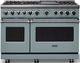 Viking® 7 Series 48'' November Sky Pro Style Dual Fuel Range with Griddle-2