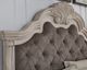 Signature Design by Ashley® Bruchandi Antique White/Gray Queen Upholstered Panel Bed-4