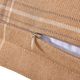 HiEnd Accents Harrington Heritage Plaid Saddle Brown Euro Sham-2
