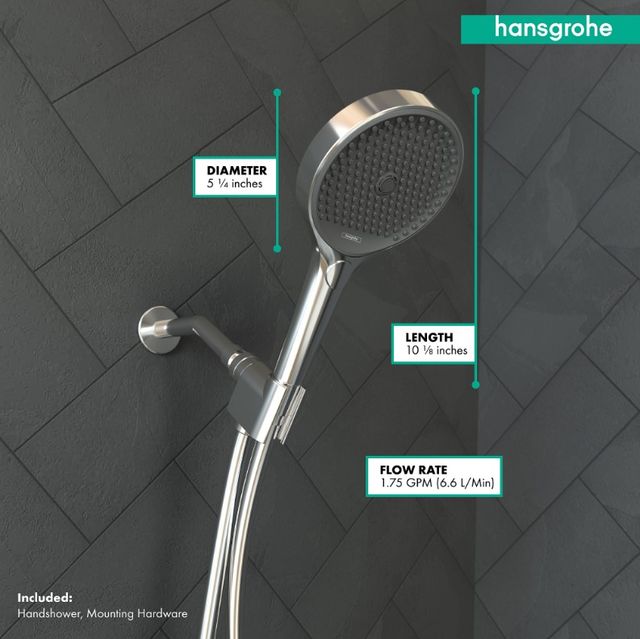 Hansgrohe Rainfinity Chrome 1.75 GPM Handshower-3
