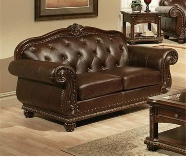 ACME Furniture Anondale Cherry/Espresso 70" Loveseat-1