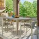 Uttermost® Sumba Oatmeal Wicker/Wooden Outdoor Dining Chair-1