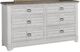 American Woodcrafters Meadowbrook Sand/Whitewash Dresser-0