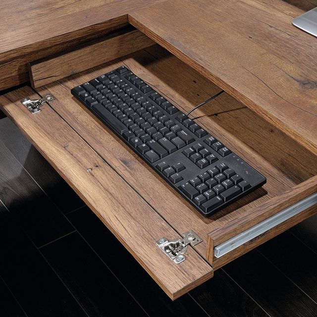 Sauder® Palladia® Vintage Oak® L-Shaped Desk-3
