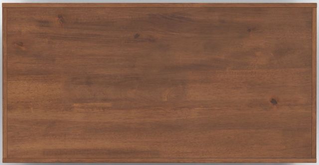 Legends Home Nantucket Whiskey Coffee Table with Blue Denim Base-3