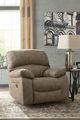 Signature Design by Ashley® Dunwell Driftwood Power Recliner with Adjustable Headrest-2