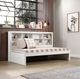 Donco Kids White Youth Twin Bookcase Daybed-1