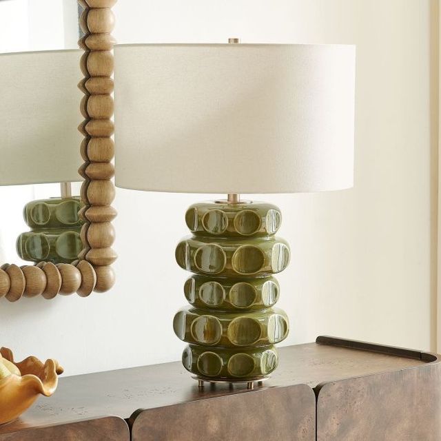 Uttermost® Masau Moss Green Table Lamp-1