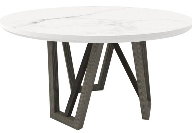 Parker House® Pure Modern Moonstone Dining Table with Gray Base-0