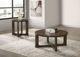 Coaster® Kessler 2-Piece Brown Coffee Table Set-1
