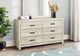 Monarch Specialties Inc. Bleached Oak Dresser-2